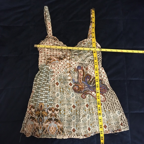 Derek Heart Paisley Sweetheart Tank Top - Picture 11 of 13